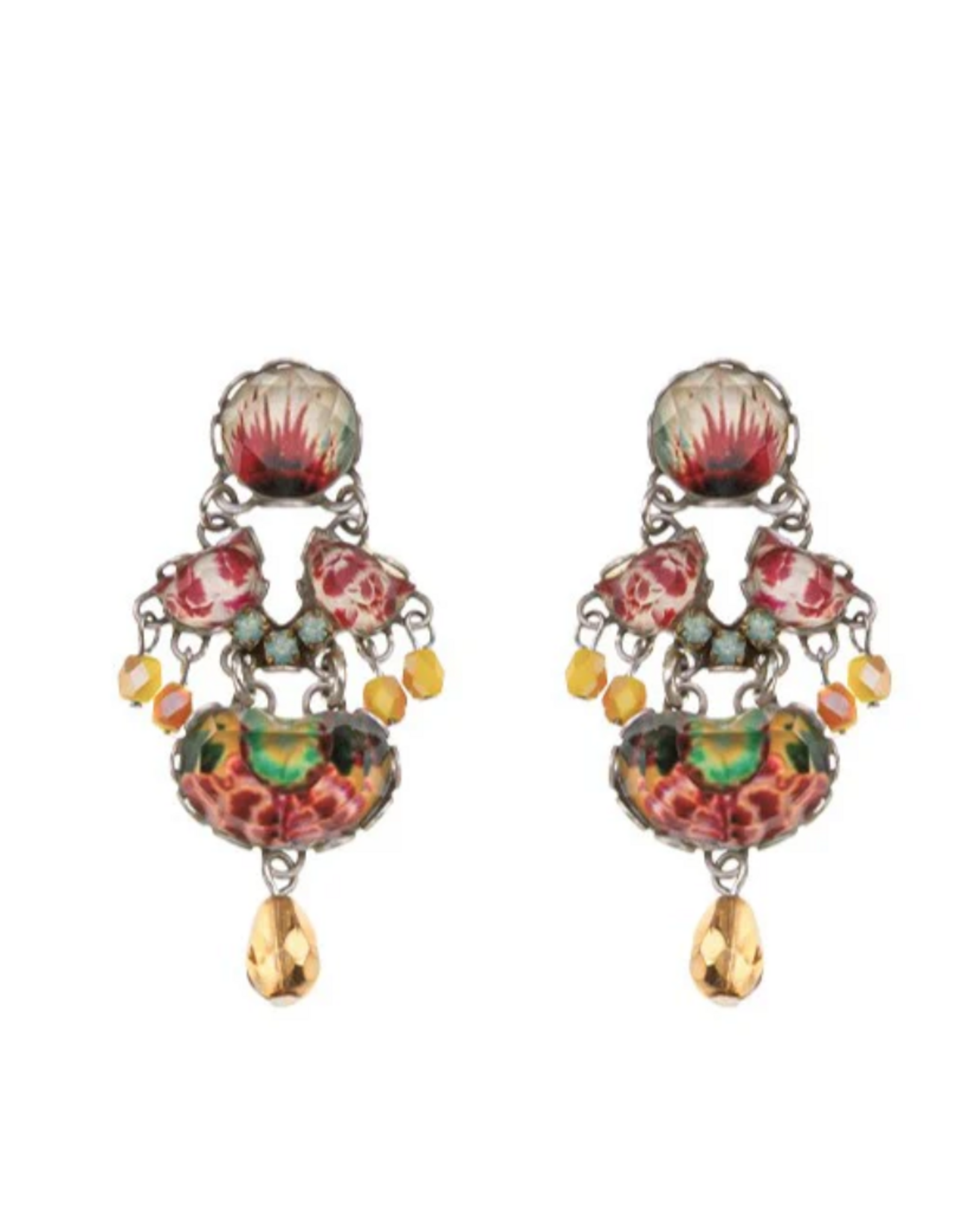 Ayala Bar Earrings  Sun Flower Set  - Copy