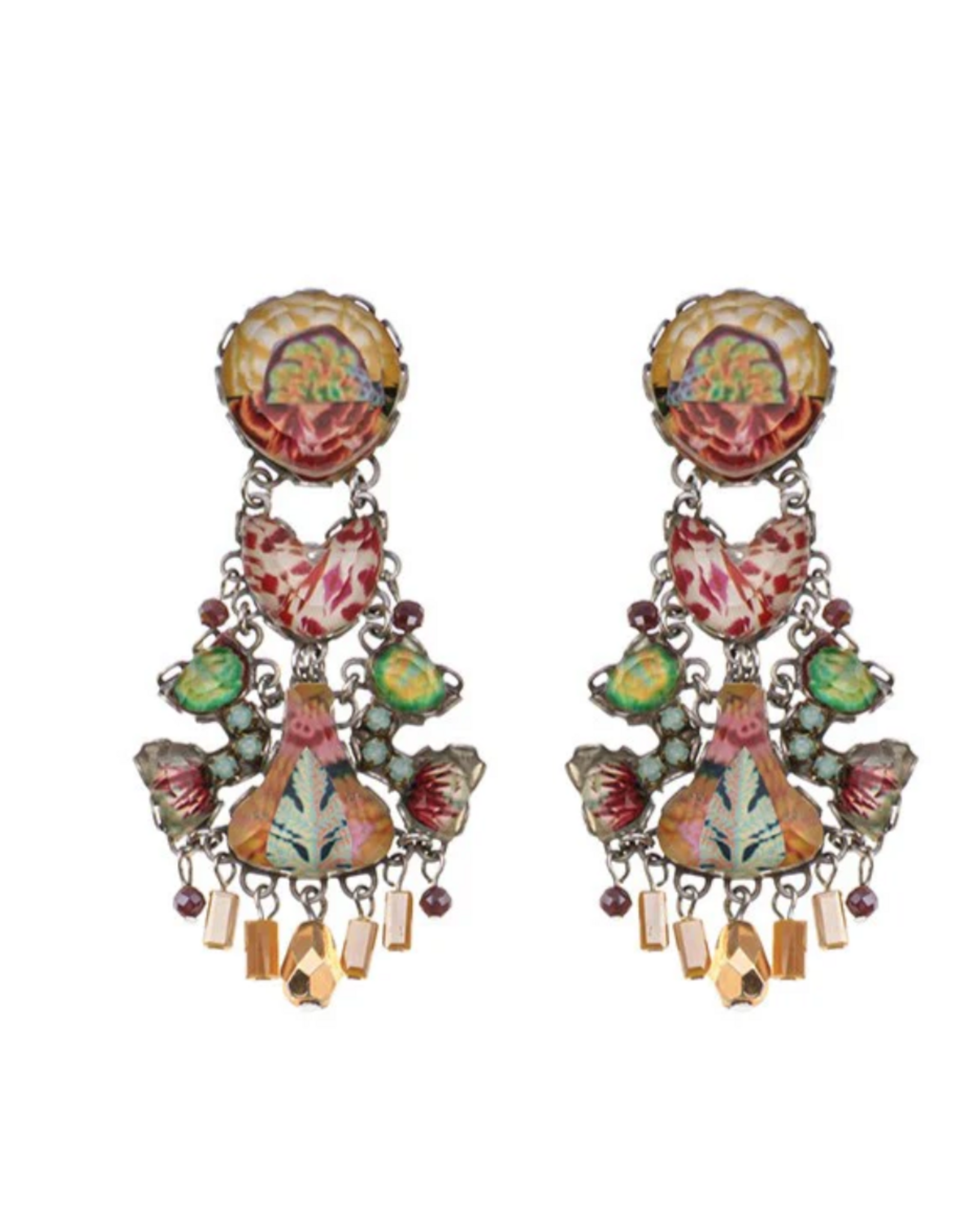 Ayala Bar Earrings  Sun Flower Set