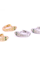 Rose Marie Earrings - Mini hoop snake