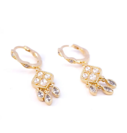 Rose Marie Earrings - Small hoop