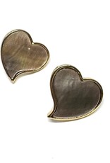 GAS Bijoux Oorbellen - Coeur - Mother of Pearl