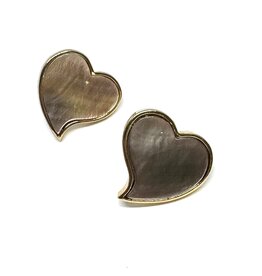 GAS Bijoux Oorbellen - Coeur - Mother of Pearl