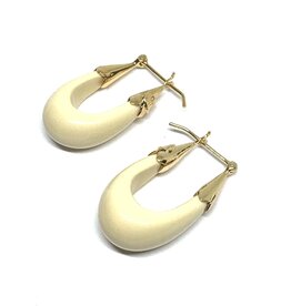 GAS Bijoux Oorbellen - Acetate Ecume
