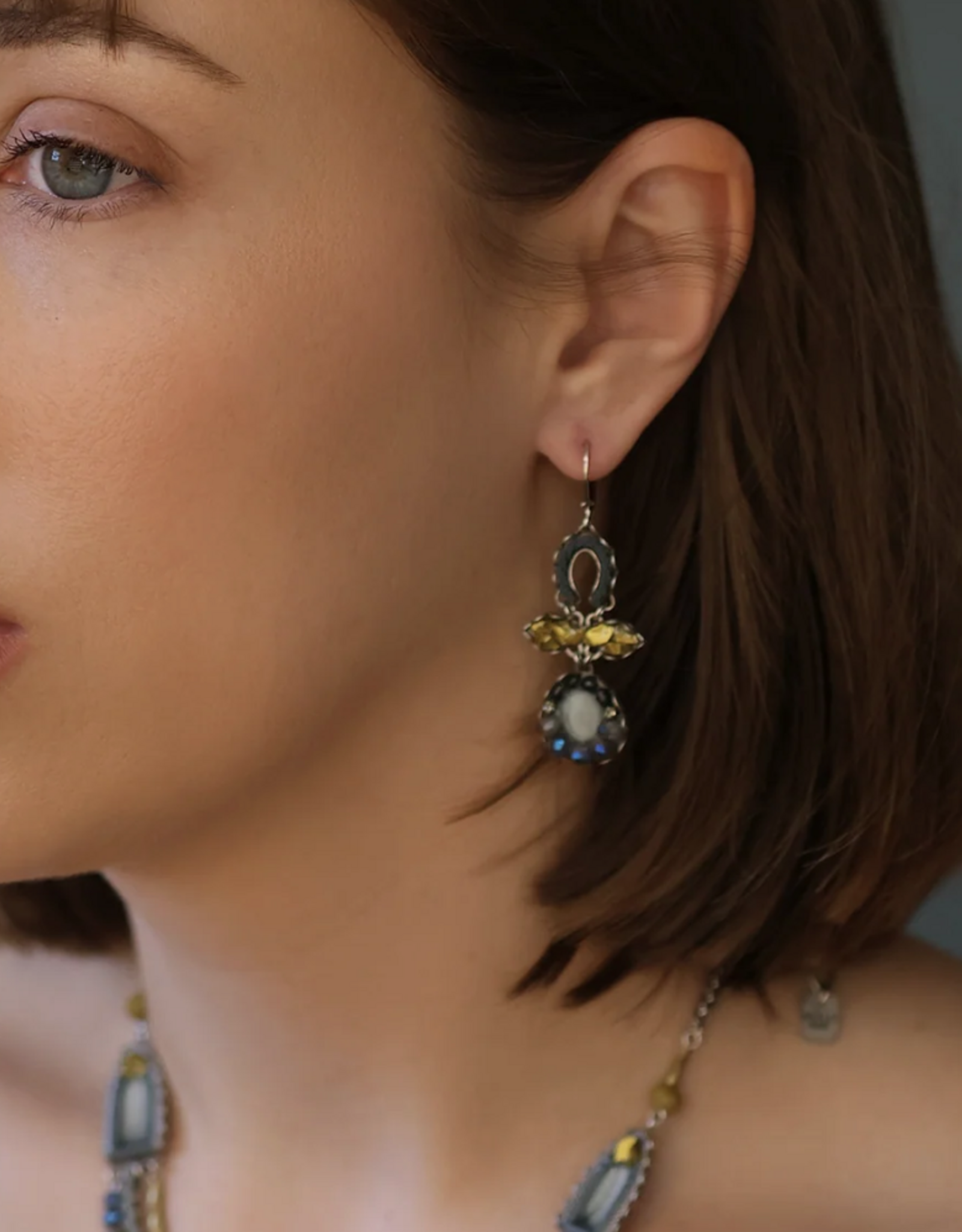 Ayala Bar Earrings  Moonlight Shimmer