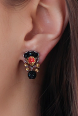 Ayala Bar Earrings  Obsidian Night