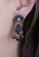 Ayala Bar Earrings  Obsidian Night