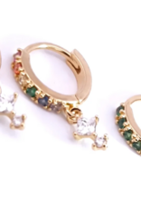 Rose Marie Earrings - Hoop - Multi