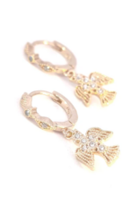 Rose Marie Earrings - Hoop - Bird