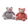 Anna Plush Roze en grijs kat