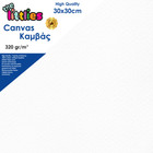 The Littlies canvasdoek 320 g/m² 30 x 30 cm wit