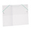 Pincello portfoliomap 26 x 35,5 cm A4 transparant/groen