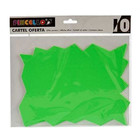 Pincello promotiestickers 25 cm papier groen 10 stuks