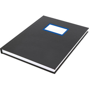 Kangaro boeketiketten junior papier blauw/wit 7,5 x 5 cm 24 stuks