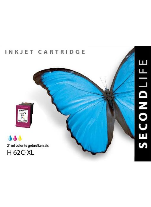 SecondLife HP 62 Color XL