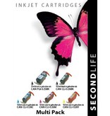 SecondLife Multipack Canon 525 Black & 526 Serie