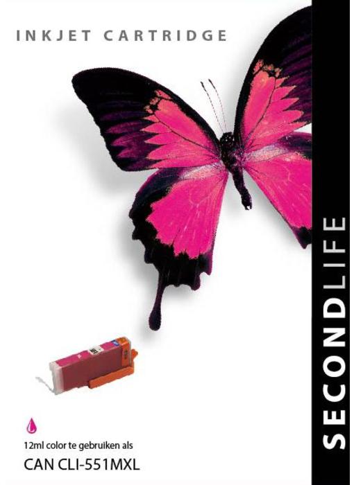 SecondLife Canon CLI 551 Magenta