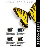 SecondLife Multipack Brother 1240 BK, C, M en Y