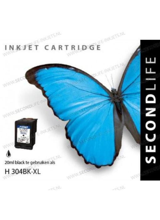 SecondLife Replacement SL for HP 304 XL Black