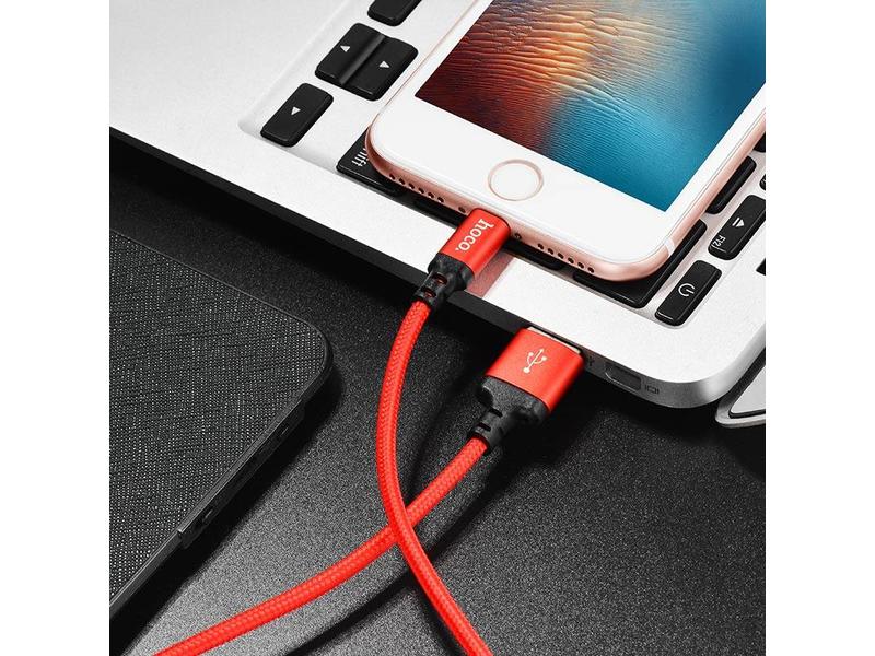 HOCO (1M) Charge&Synch USB-C Cable Red