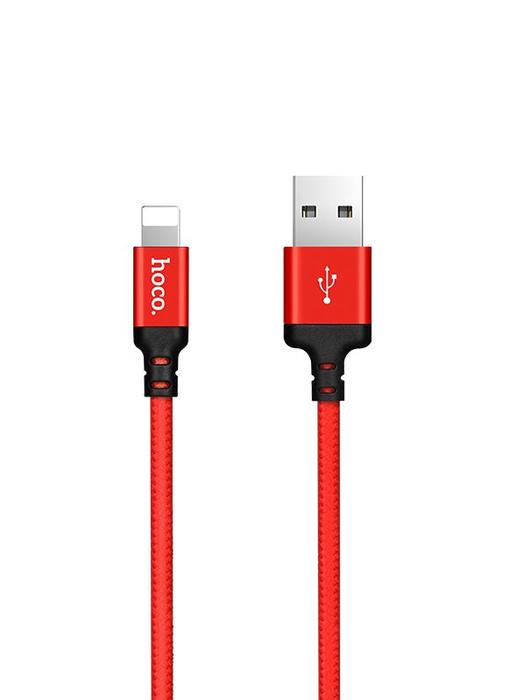 HOCO (1M) Charge&Synch Lightning Cable Red