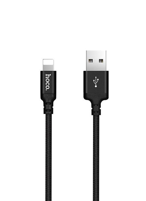 HOCO (2M) Charge&Synch Lightning Cable Black