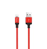 HOCO (2M) Charge&Synch Lightning Cable Red (2M)