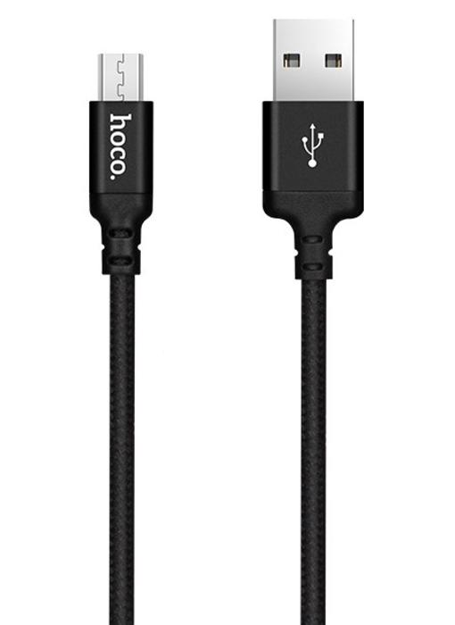 HOCO (2M) Charge&Synch Micro USB Cable Black