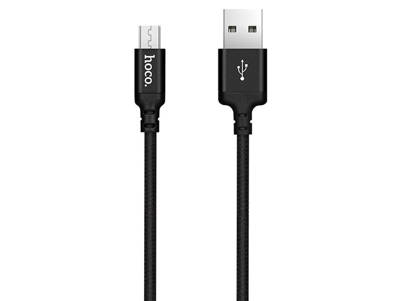 HOCO (2M) Charge&Synch Micro USB Cable Black