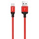 (2M) Charge&Synch Micro USB Cable Red