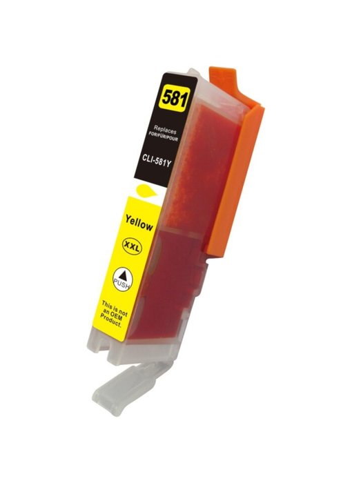 Ink Cartridge Compatible to Canon CLI-581 XXL; Y; Bulk; Patent Free (13ml)