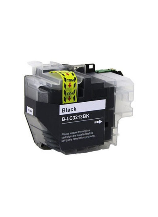 Ink Cartridge Compatible to Brother LC3213 XL; BK; Bulk (11ml)