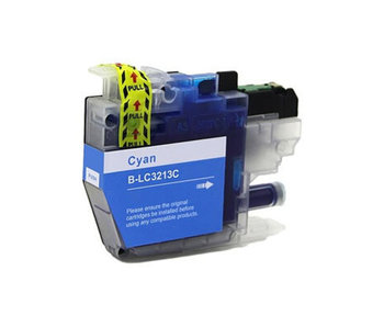 Ink Cartridge Compatible to Brother LC3213 XL; C; Bulk (7ml)