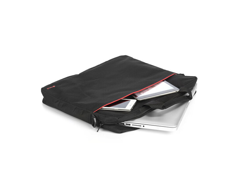 NGS ENTERPRISE 15.6" BUSINESS NOTEBOOK BAG 15.6" BLACK AND RED COLOR