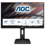 AOC OEM: 24P1 New retail P1 Series - 24 inch - Full HD IPS LED Monitor - 1920x1080 - Pivot / HAS