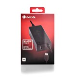 NGS W-65W TYPE C UNIVERSELE 65W USB TYPE C-LADER. 20V/3,25A.- Universele laptop / notebook adapter - 65w - Type C / TYPE-C - USB 5V/2A