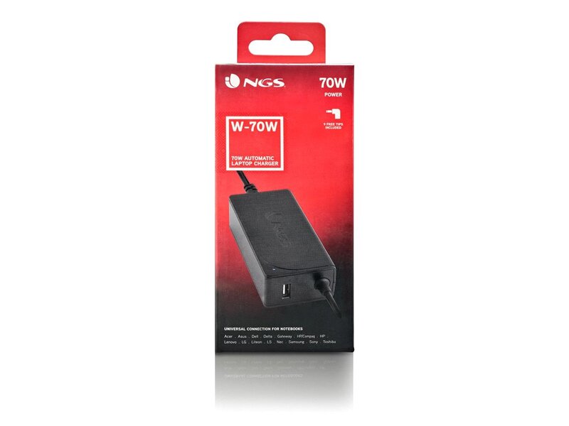 NGS NGS Automatische wandlader voor laptop 70W