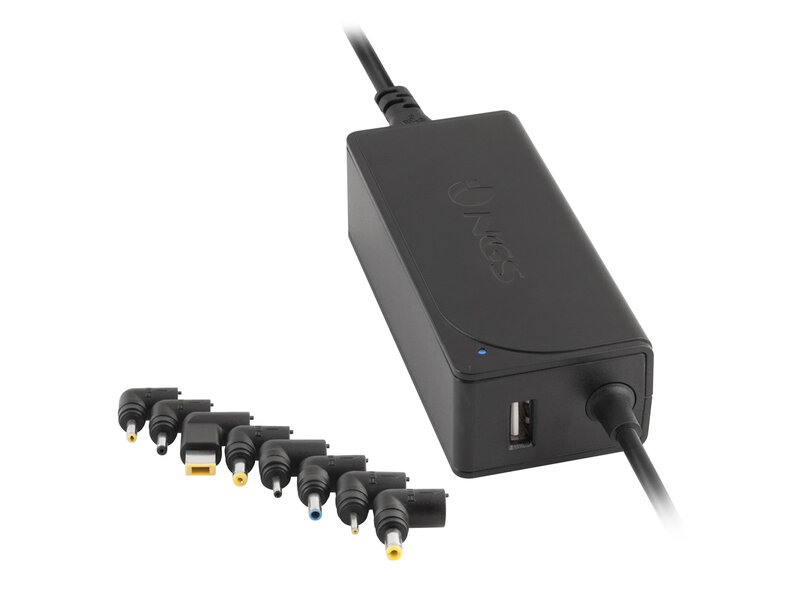 NGS 45W - universele laptop / notebook adapter - 45W - Automatisch - 8 tips - Dell - HP - Lenovo - Acer - Asus