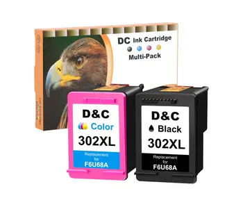 SecondLife DC HP 302 multipack zwart + 3 kleuren