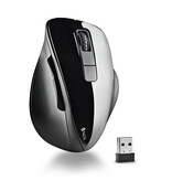 NGS BOW BLACK 5 BUTTONS OPTICAL WIRELESS MOUSE, ERGONOMIC, BIG SIZE