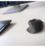NGS BOW BLACK 5 BUTTONS OPTICAL WIRELESS MOUSE, ERGONOMIC, BIG SIZE
