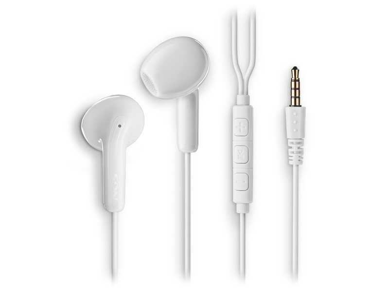 NGS CROSS FLIP WHITE JACK 3.5mm CONNECTION - MICRO CONTROL BUTTONS