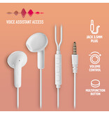 NGS CROSS FLIP WHITE JACK 3.5mm CONNECTION - MICRO CONTROL BUTTONS NGS CROSS FLIP WHITE JACK 3.5mm CONNECTION - MICRO CONTROL BUTTONS