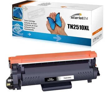 Huismerk Brother TN-2510XL Toner Zwart Hoge Capaciteit