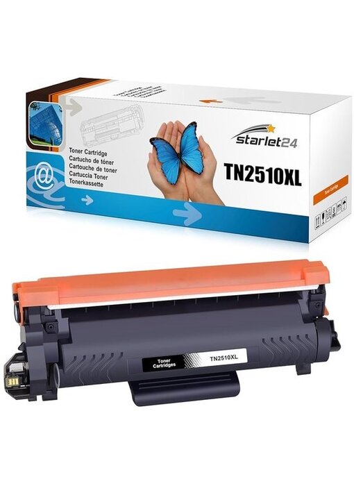 Huismerk Brother TN-2510XL Toner Zwart Hoge Capaciteit