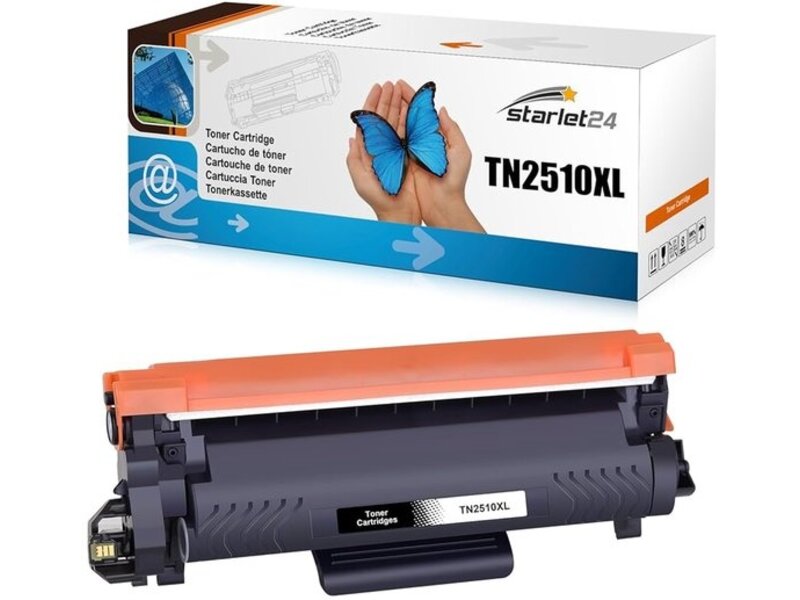 Huismerk Brother TN-2510XL Toner Zwart Hoge Capaciteit