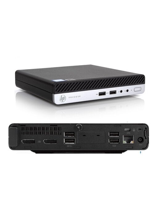 HP HP	HP ProDesk 400 G4 DM	Systems	6BE52ES#ABH	8CC9044663	Win 10	Tiny	Intel(R) Core(TM) i3-8100T CPU @ 3.10GHz	 	8192	128