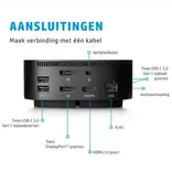 HP HP Dock G5 incl. 120w adapter Refurbished