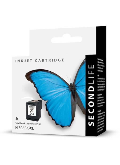 SecondLife SecondLife - HP 308 XL Black