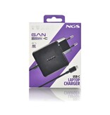 NGS GAN 65W-C 65W TYPE-C WALL LAPTOP CHARGER PD/PPS PROTOCOLS, GAN TECH.