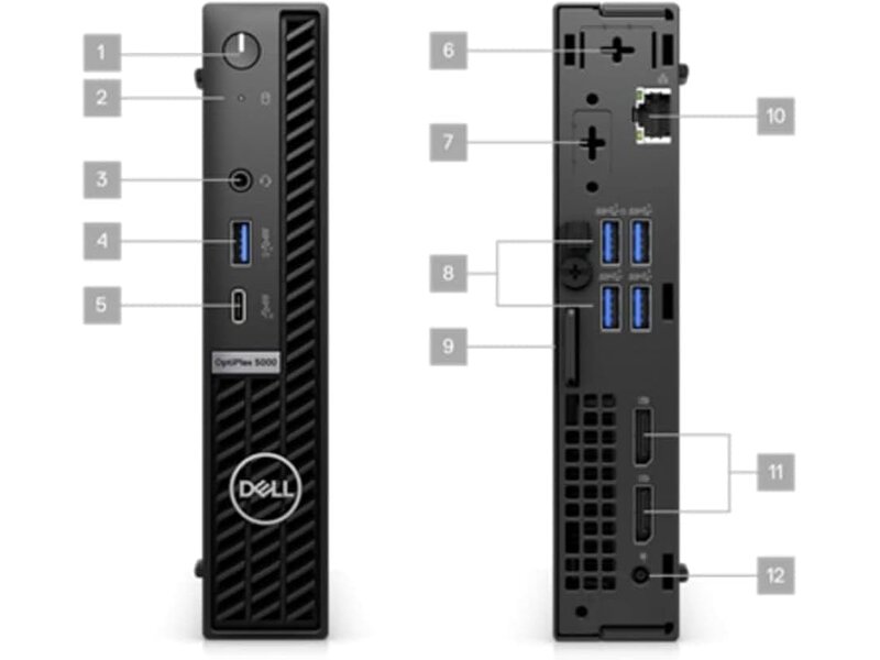 Dell Dell Optiplex 5000 (12th Gen Intel(R) Core(TM) i5-12500T/16GB/256GB NVME/W11Pro)